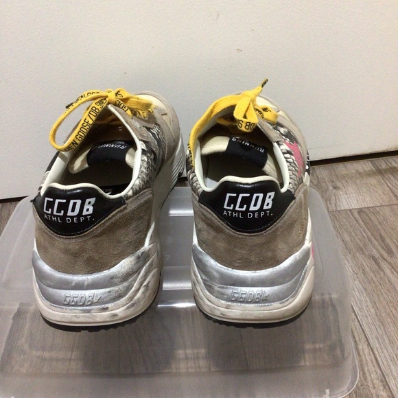 Golden Goose GG Running Shoes sneakers snake distressed - size  40 - Picture 5 of 10